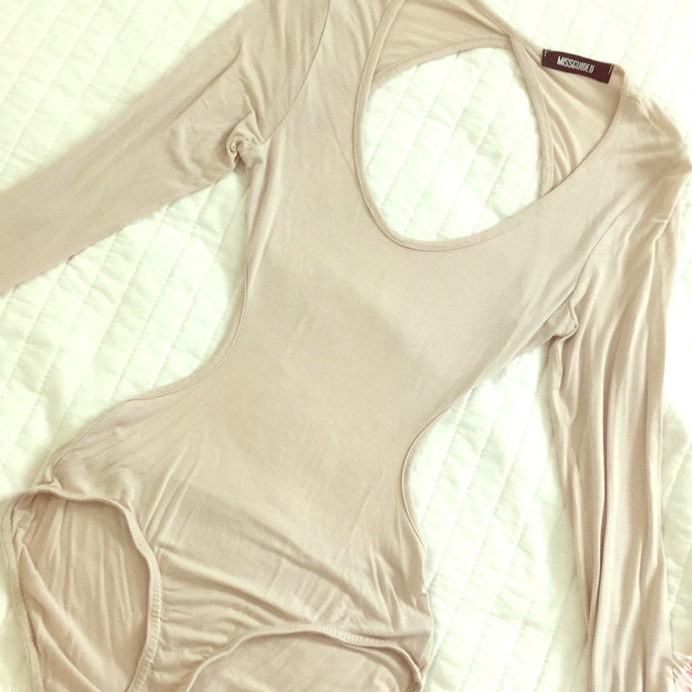 Missguided nude bodysuit
